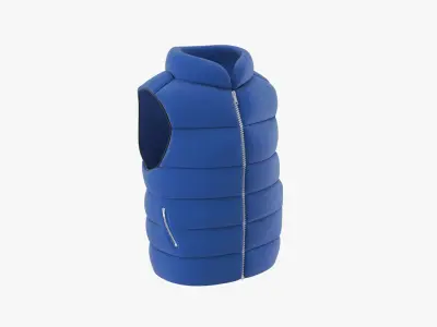 Puffer Vest 3D model buy