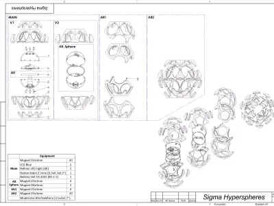 Sigma Hyperspheres - Overwatch - STL and CAD - Commercial 3D print model