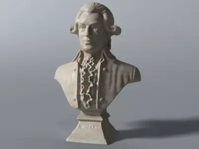 Mozart Bust 3D model