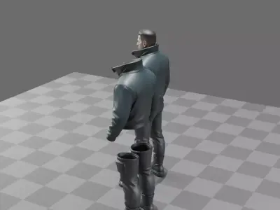 Cyberpunk Civilian 3D model