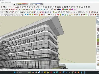 Commercial office building 3d model 3D model