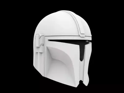 The Mandalorian Helmet 3D Print Model 3D print model