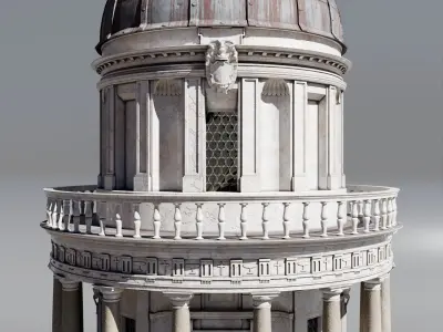 Tempietto Del Bramante 3D model