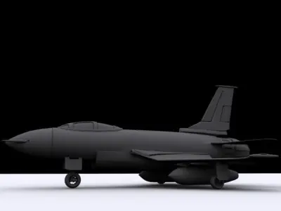 Custom Falcon Fighter 3D model