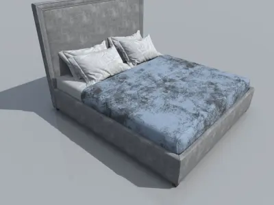 Hamilton bed Free 3D model