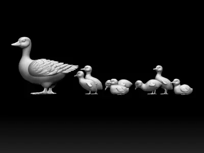 duckling duck 3D model