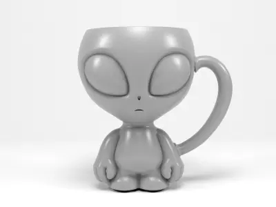 Alien Mug 2 3D print model