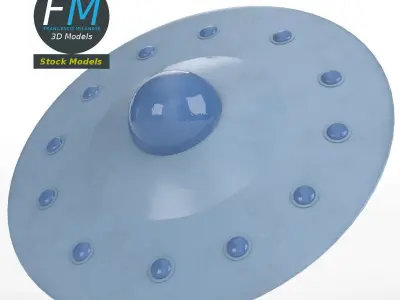 Flying saucer 1 3D model