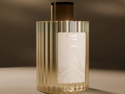 Luxury Perfume Render Blender Low-poly 3D model