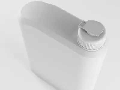 Shampoo Bottle Mockup 3D model