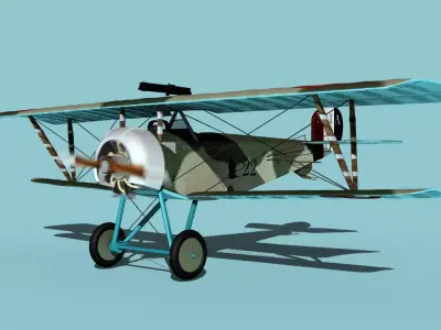 Nieuport 11 VHP V10 3D model