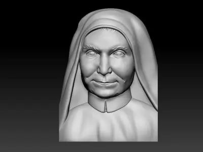 maria teresa nun Portrait 3D print model