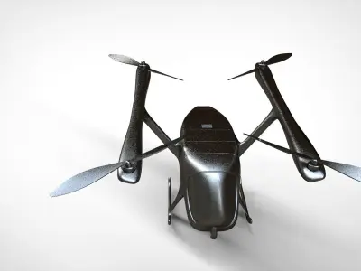 Drone unmanned aerial vehicle 3D model