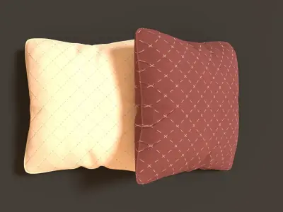 Simple Pillow Free low-poly 3D model
