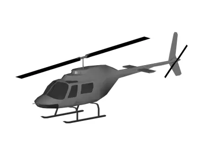 Bell 206 3D model
