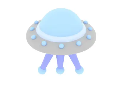 Ufos Cartoon 3D model