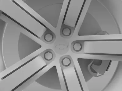 Chevrolet Camaro LS7 2008 wheel 3D model