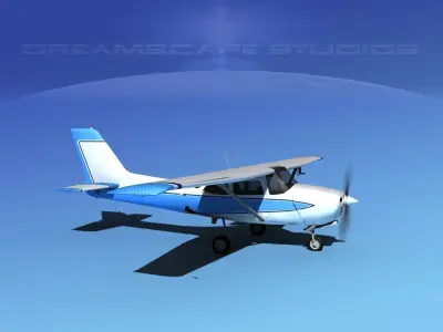 Cessna 172RG Cutlass V05 3D model