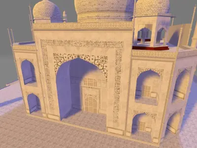 Taj Mahal 3D model