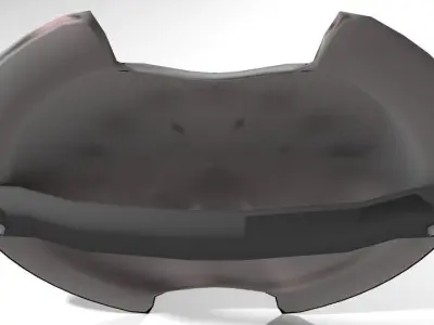 Personal Armor Shield - Spartan Shield 3D model