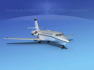 Cessna C680 Citation Soveriegn V01 3D model