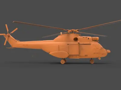 SA 330 Puma 3D print model