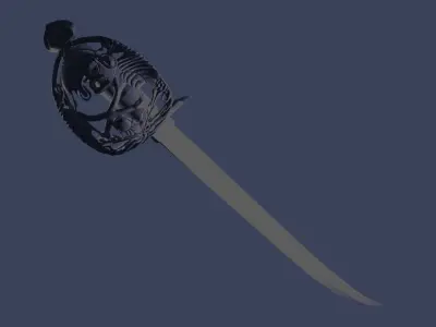 Pirate Saber - Sable Pirata 3D model