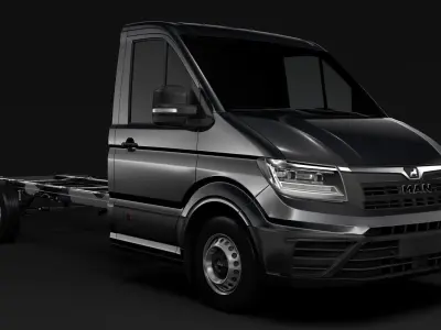 MAN TGE Chassi SingleCab L2 2017 3D model