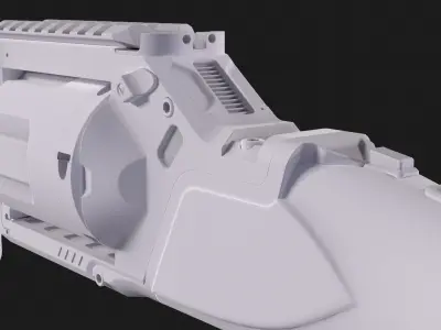 Handmade weapon 3D model