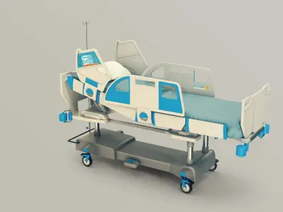 Medical Bed 3D model purchase