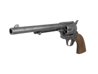 Colt Single-Action Army Revolver Peacemaker 3D model