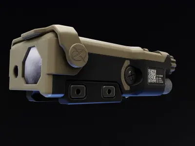 Wilcox RAID Xe Illuminator Low-poly 3D model