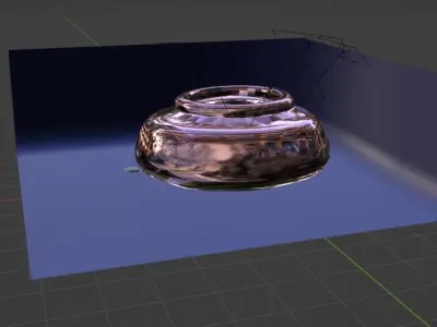 Mushroom Small Village  3D model