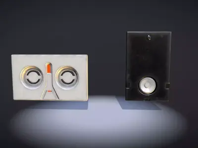 Switches Scifi Low-poly 3D model