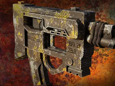 USFA ZiP 22LR Low-poly 3D model