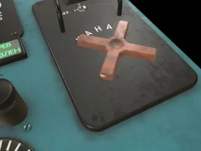 Mi-8MT Mi-17MT Left Overhead Panels Board Russian 2 Low-poly 3D model