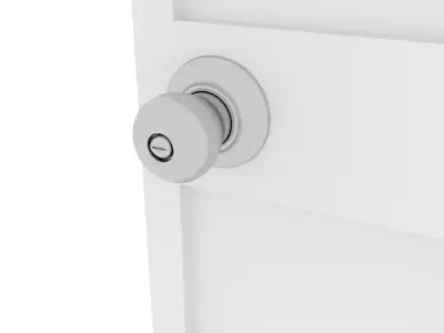 Door 3D Low-poly 3D model