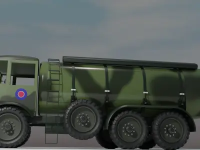 British Airfield Vehicle 3D model