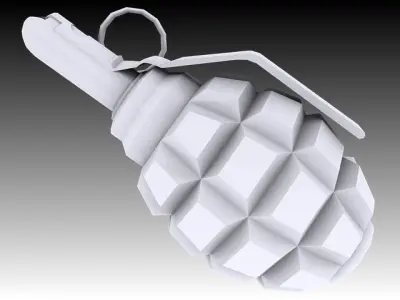 F1 Grenade 3D model