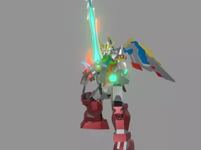 The Mecha Attacker 21 3D model