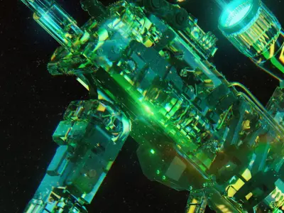 Glass Gun - 31MAR21 by DSZarts 3D model