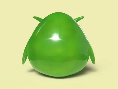 Owl glass figurine Free 3D model