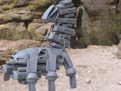 Scorpion Tank 3D model