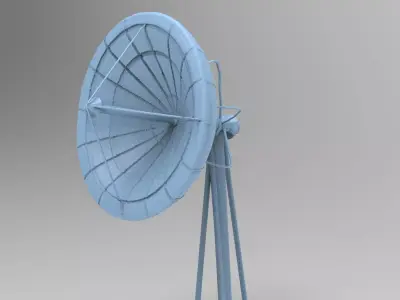 Satellite Dish alien 1 3D model