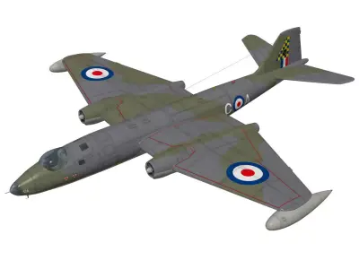 English Electric Canberra B6 3D model