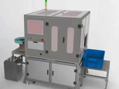 Laser printer and labeling machine 3D model