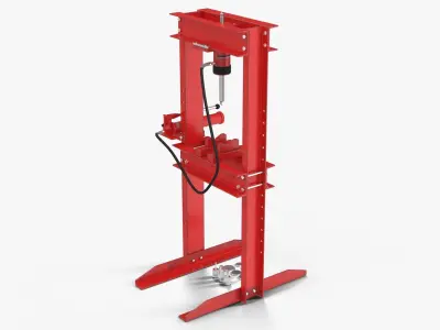 Hydraulic press CG470BHY Low-poly 3D model