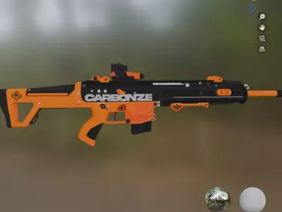 weapon gun 3 Low-poly 3D model