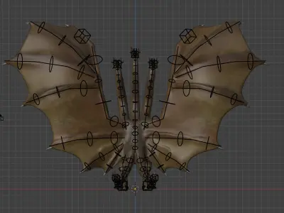 King Ghidorah Free Model Free low-poly 3D model