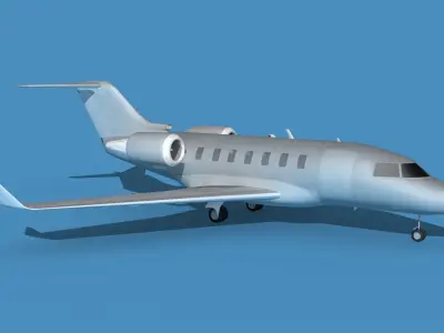Bombardier CL-604 Challenger V00 3D model